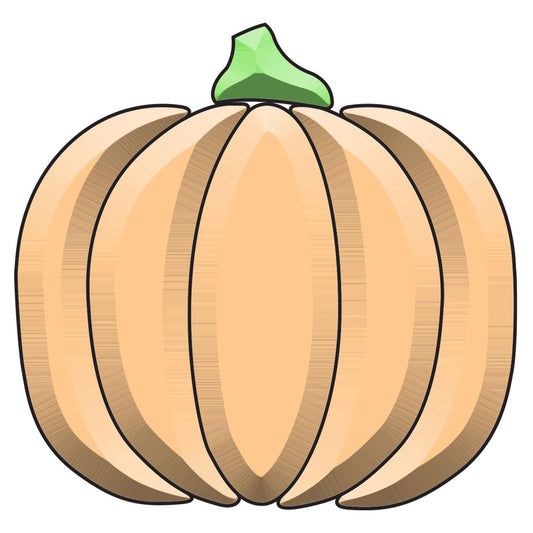 Colorful Pumpkin Bevel Cluster